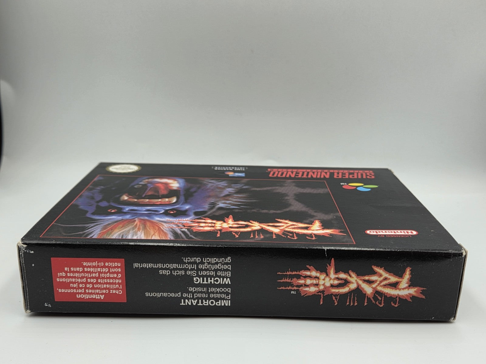 SNES Super Nintendo Primal Rage mit OVP und Anleitung EUR