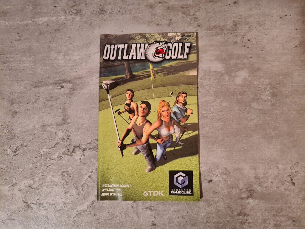Nintendo GameCube Outlaw Golf mit OVP und Anleitung EUR - T-Retro-Games 