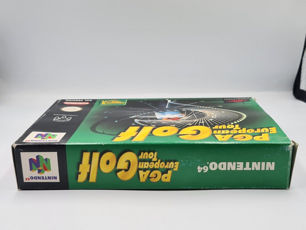 N64 Nintendo 64 PGA European Golf Tour mit OVP und Anleitung EUR - T-Retro-Games 