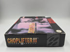 SNES Super Nintendo Choplifter III Rescue Survive Leer OVP Empty Box NTSC USA