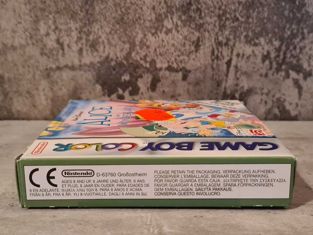 Nintendo Game Boy Color Alice in Wonderland mit OVP und Anleitung EUR - T-Retro-Games 