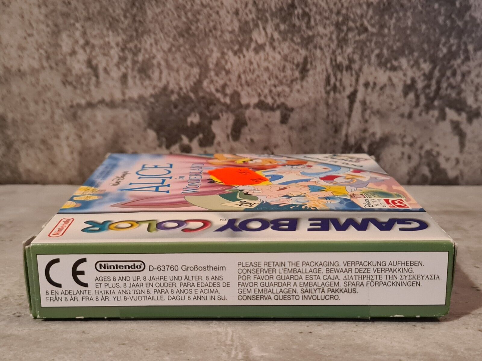 Nintendo Game Boy Color Alice in Wonderland mit OVP und Anleitung EUR - T-Retro-Games 