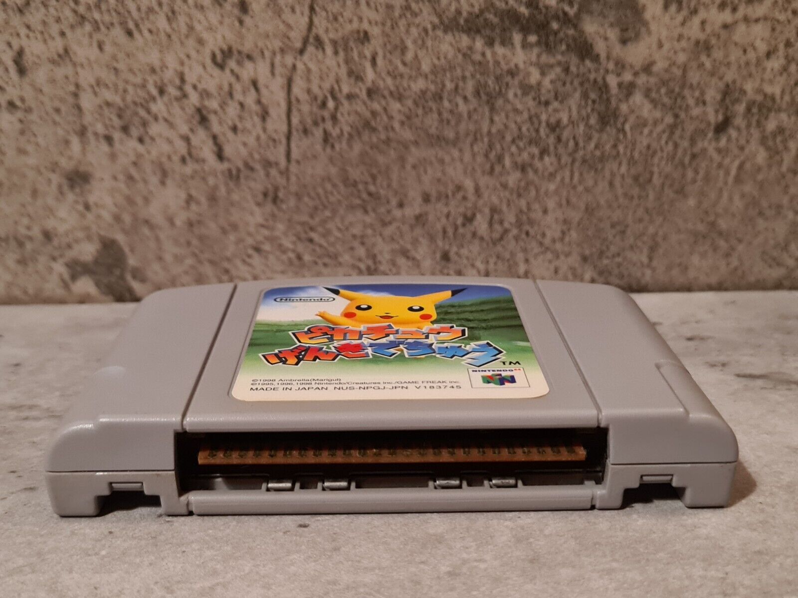 N64 Nintendo 64 NTSC-J Pikachu Genki Dechu Japan Modul - T-Retro-Games 