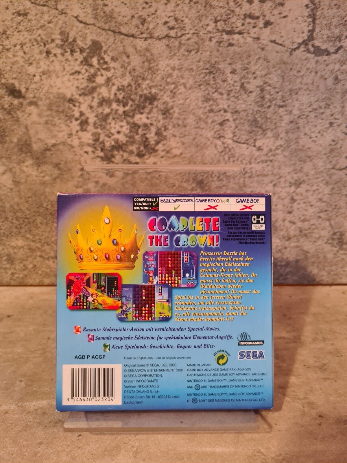 Gameboy Advance Columns Crown mit OVP und Anleitung NOE - T-Retro-Games 