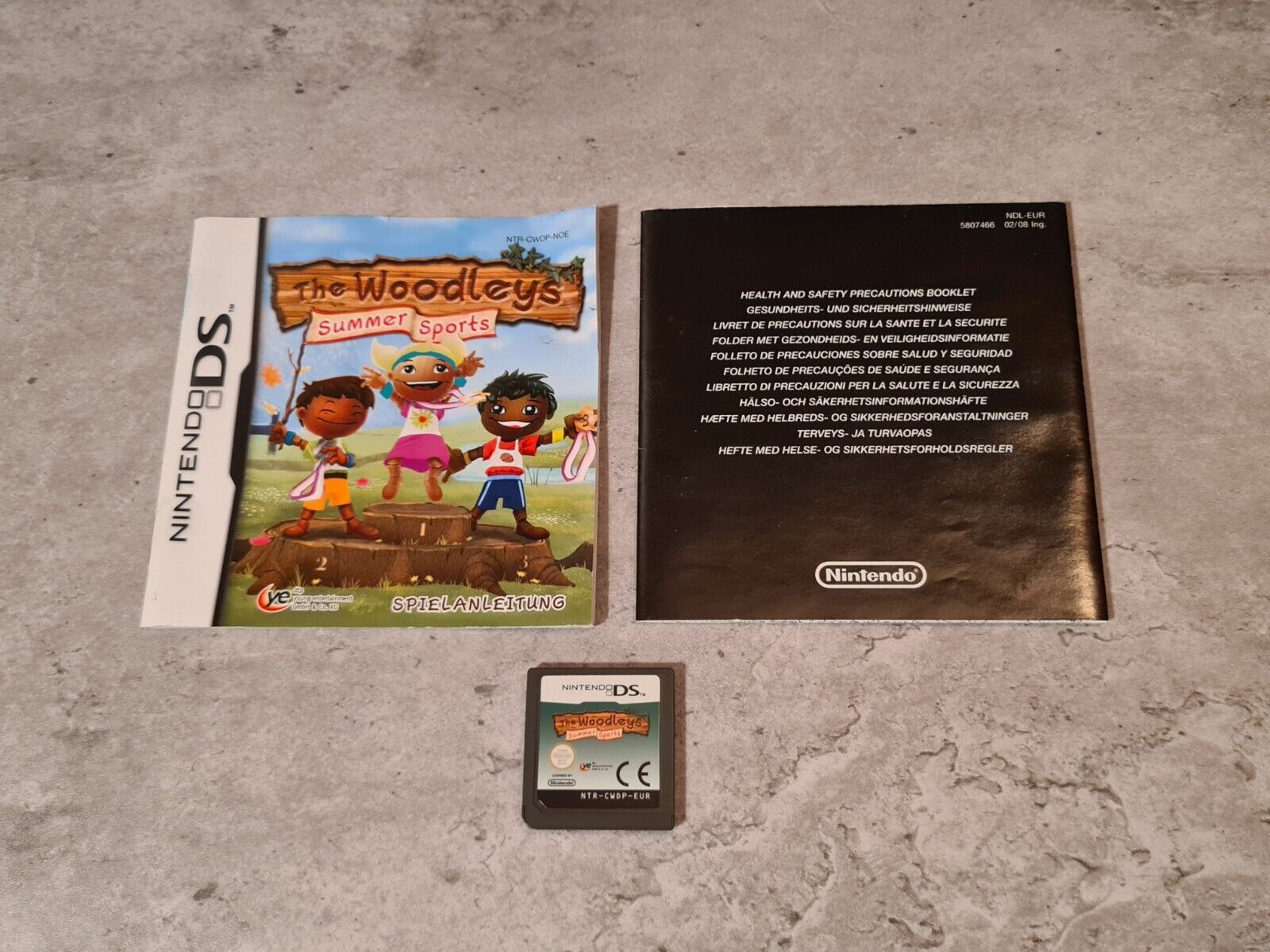Nintendo DS The Woodleys Summer Sports mit OVP und Anleitung NOE - T-Retro-Games 