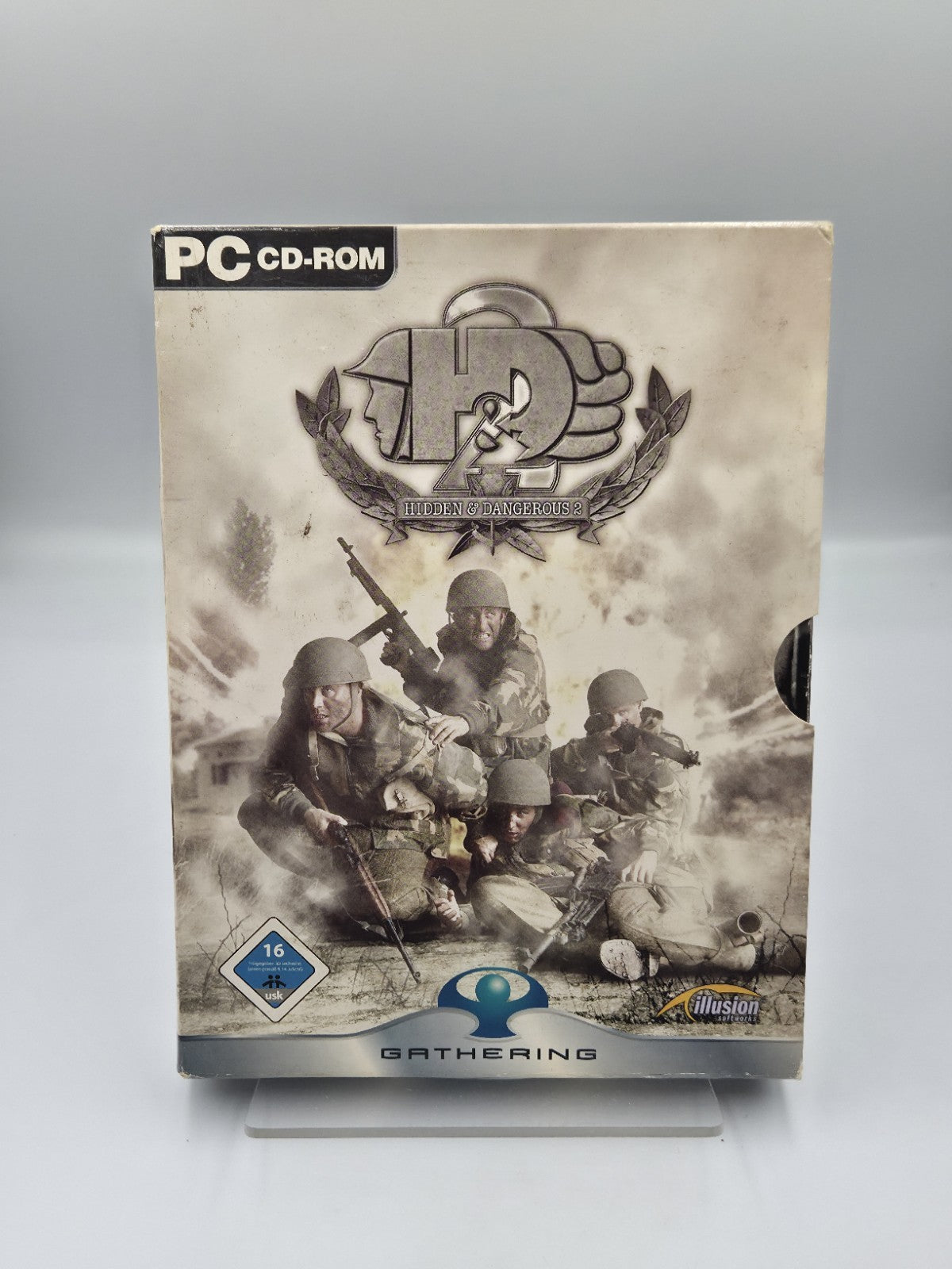 PC-CD Rom Spiel Hidden & Dangerous 2 3 CDS Pappschuber  Deutsch