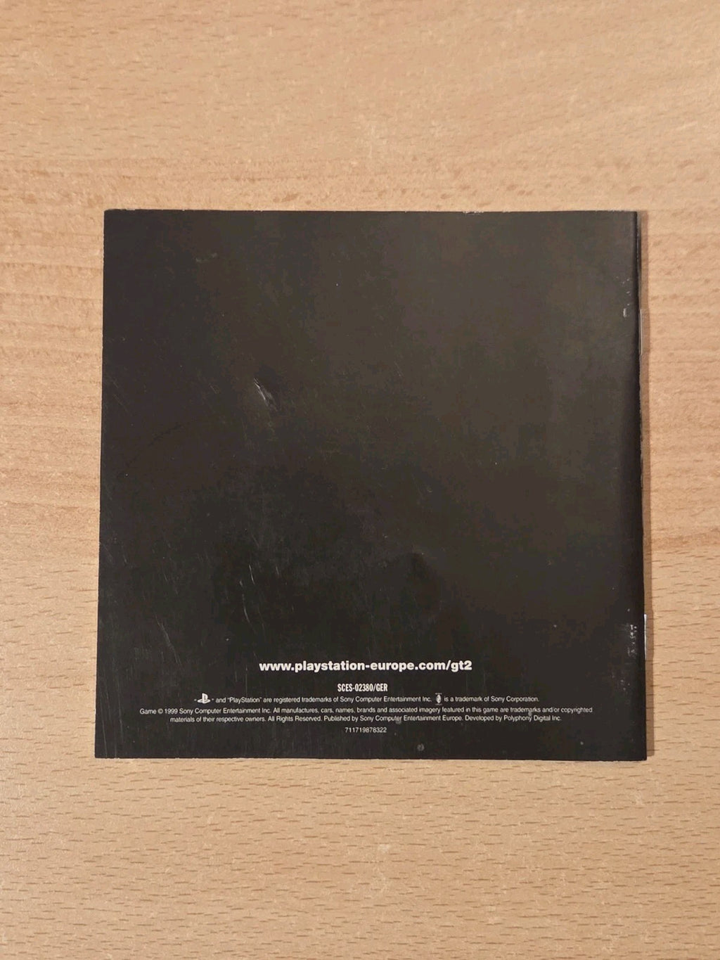 PlayStation 1 Gran Turismo 2 Spielanleitung Instruction Booklet 