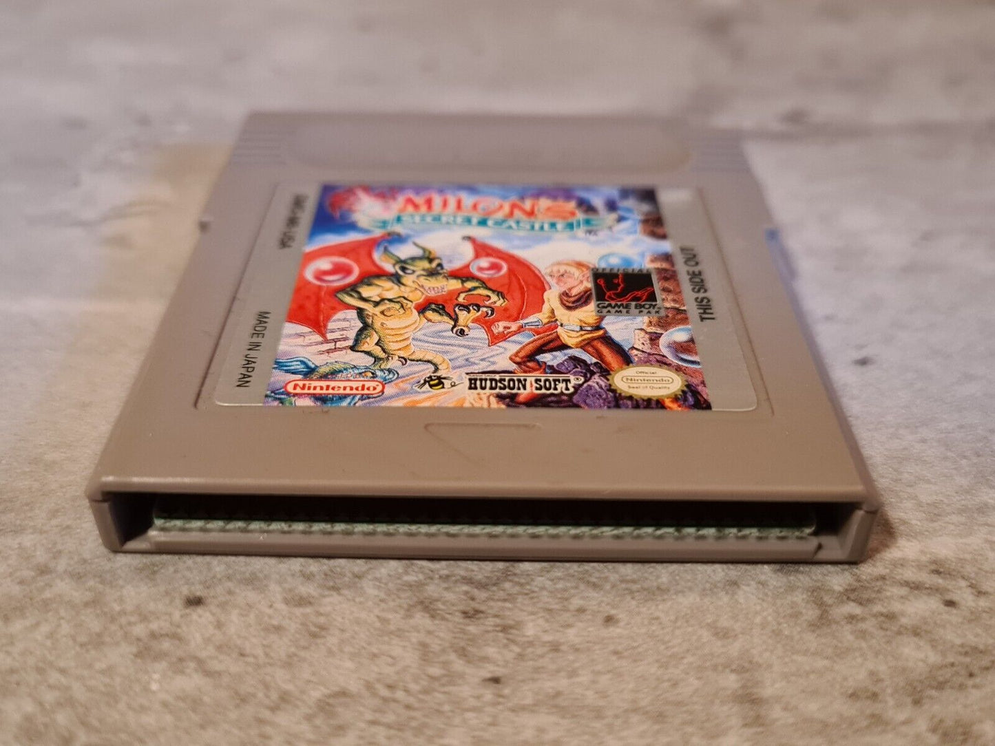 Nintendo Game Boy Classic Spiel Milon's Secret Castle Modul USA - T-Retro-Games 