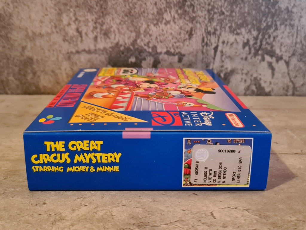 SNES Super Nintendo The Great Circus Mystery New Old Stock NEU - T-Retro-Games 