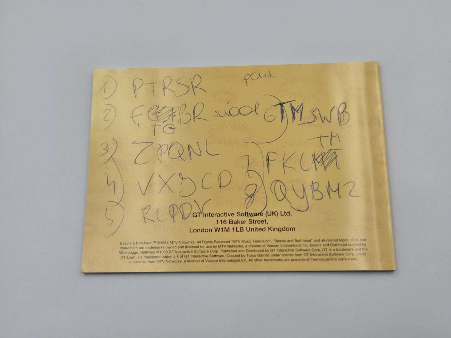 Nintendo Game Boy Classic Spiel Beavis and Butt-Head mit OVP und Anleitung EUR