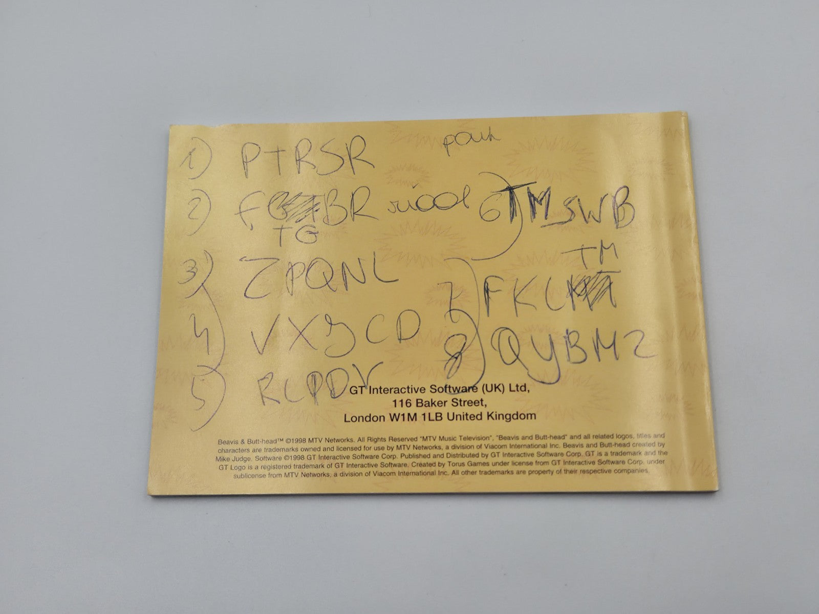 Nintendo Game Boy Classic Spiel Beavis and Butt-Head mit OVP und Anleitung EUR