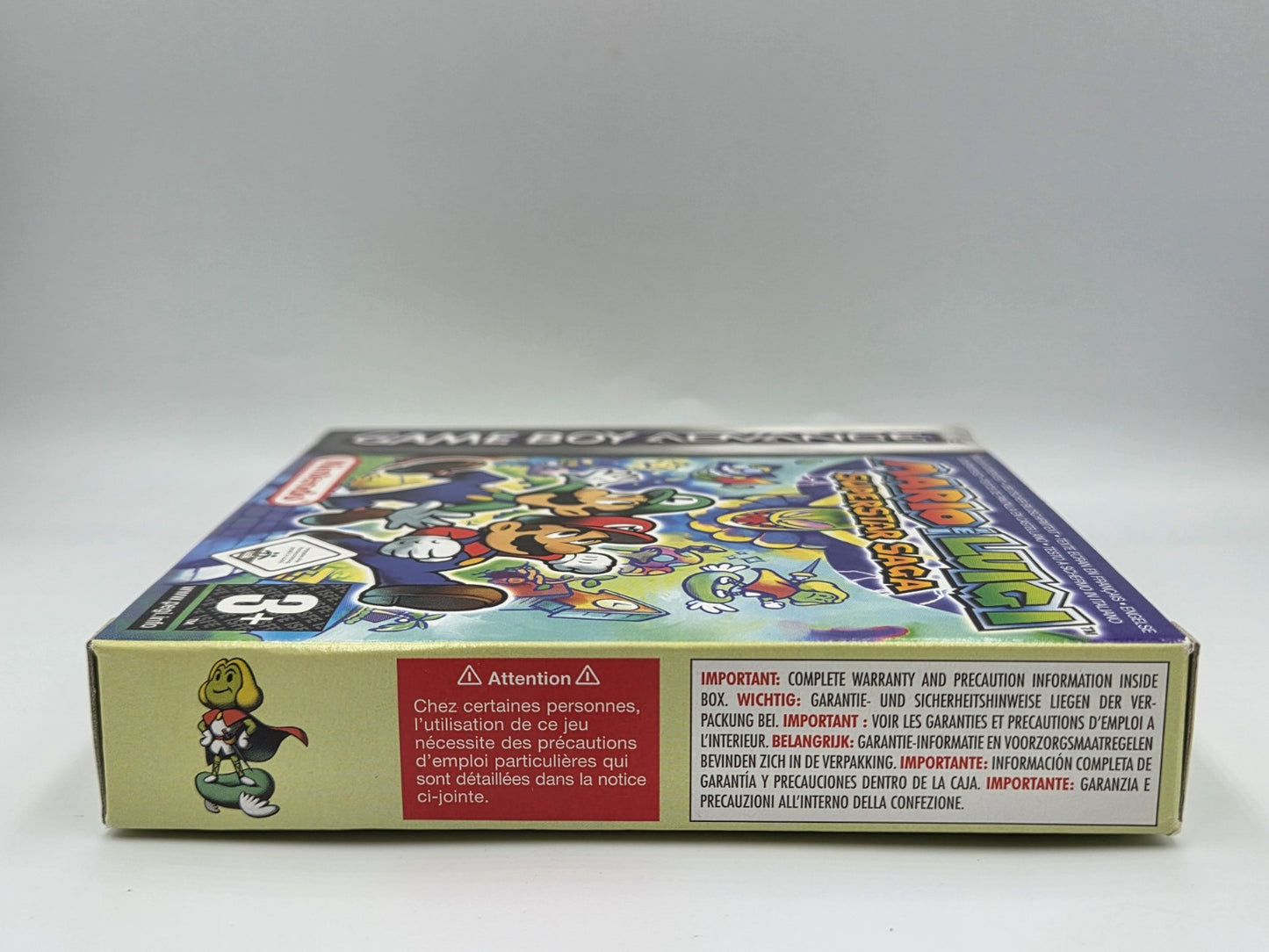 Nintendo Game Boy Advance Mario & Luigi Superstar Saga mit OVP und Anleitung EUR