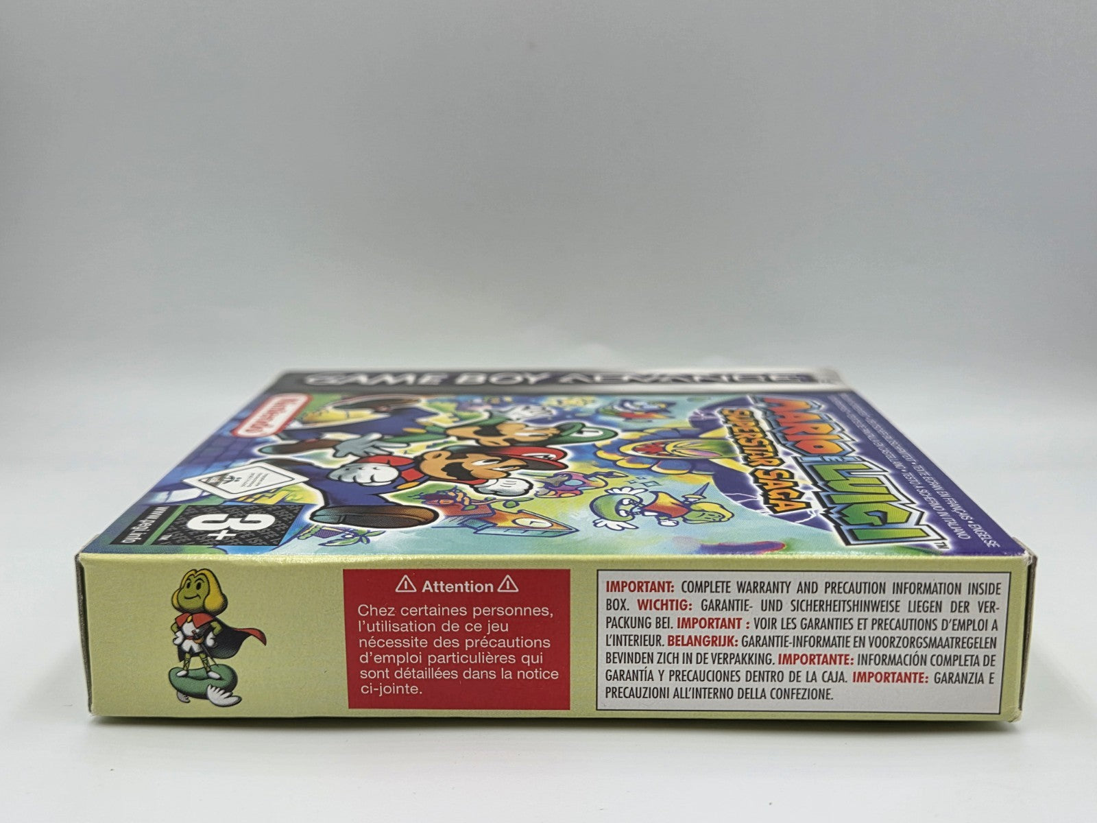 Nintendo Game Boy Advance Mario & Luigi Superstar Saga mit OVP und Anleitung EUR