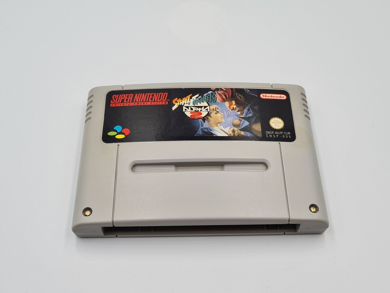 SNES Super Nintendo Street Fighter Alpha 2 mit OVP und Anleitung NOE - T-Retro-Games 