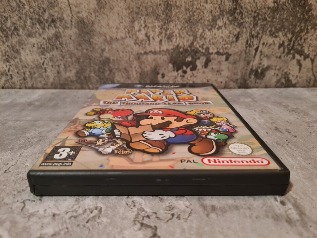 Nintendo GameCube Paper Mario The Thousand-Year Door mit OVP und Anleitung UKV - T-Retro-Games 