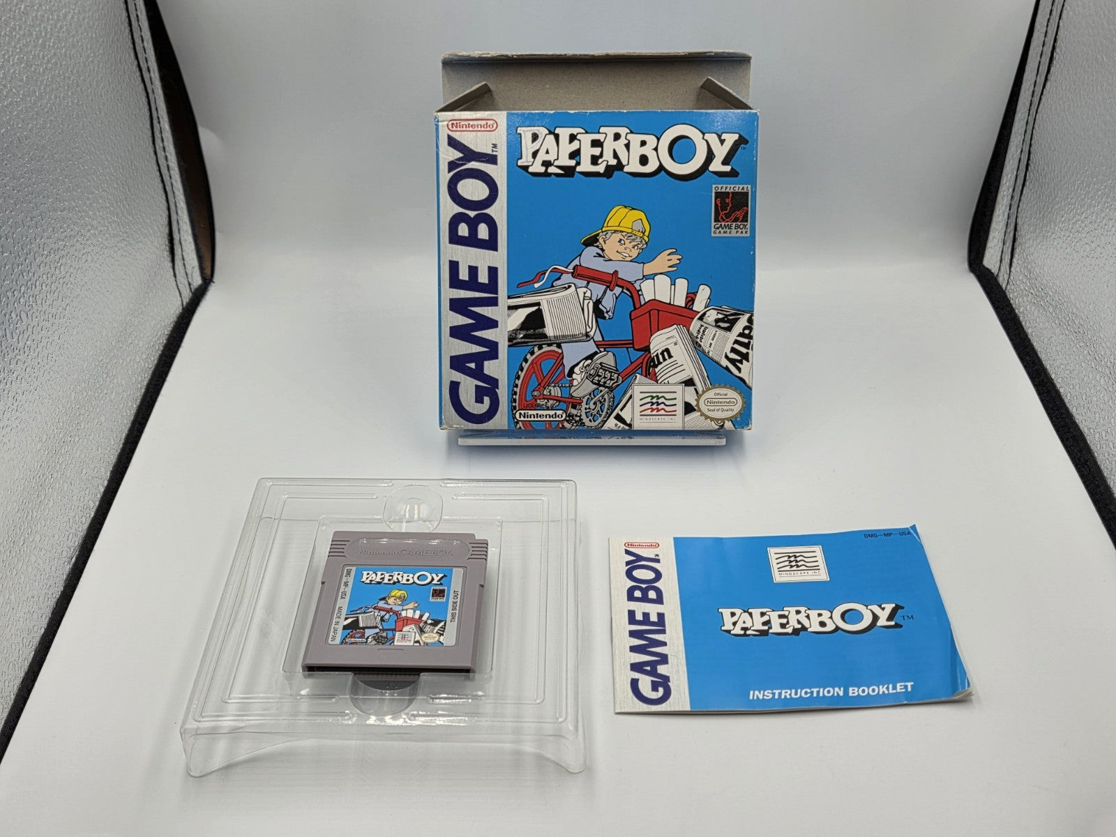 Nintendo Game Boy Classic Spiel Paperboy mit OVP und Anleitung USA