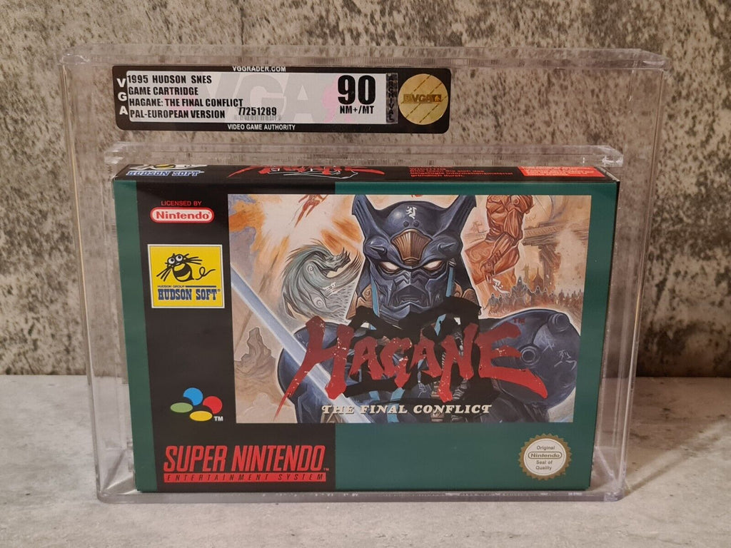 SNES Super Nintendo Hagane The Final Conflict VGA Gold 90 - T-Retro-Games 