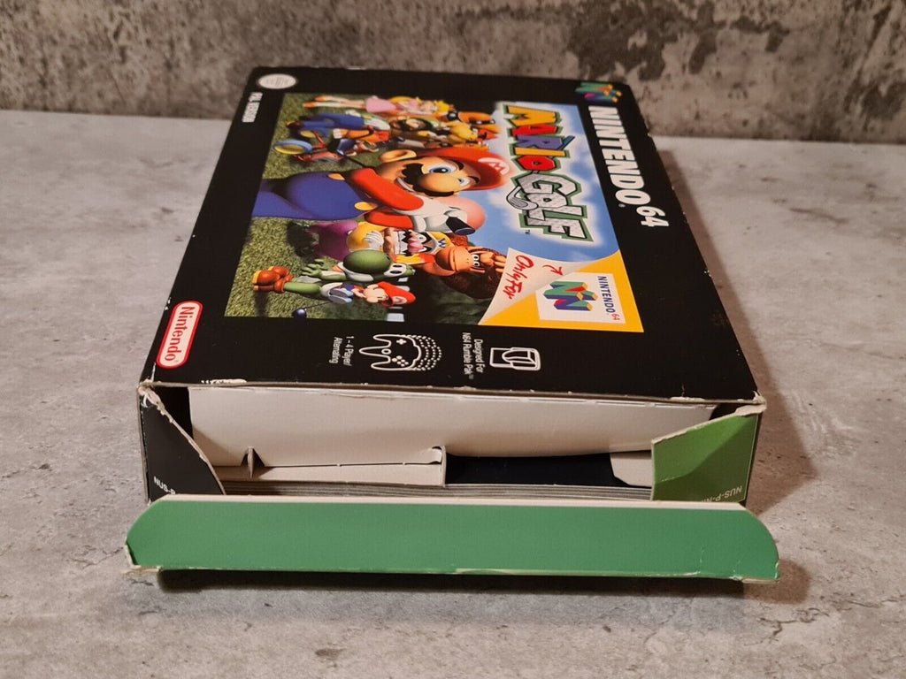 N64 Nintendo 64 Mario Golf mit OVP und Anleitung EUR - T-Retro-Games 