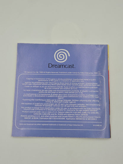 Sega Dreamcast Power Stone Spielanleitung Instruction Booklet 