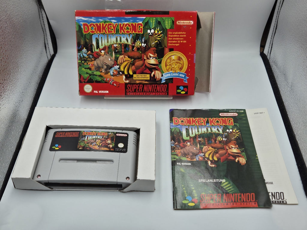 SNES Super Nintendo Donkey Kong Country mit OVP und Anleitung NOE