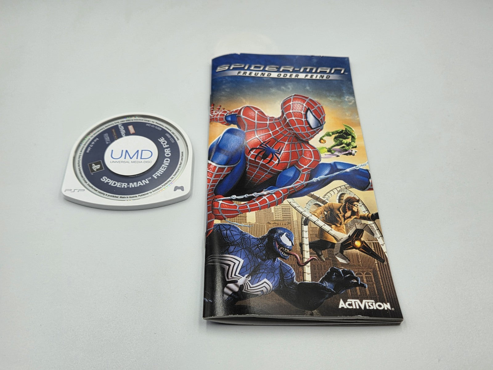 Sony PSP Spiel Spider-Man Freund oder Feind mit OVP und Anleitung Deutsch