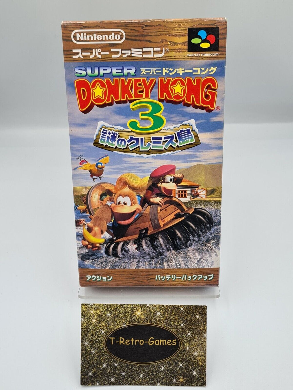 SFC Super Famicom Donkey Kong Country 3 mit OVP und Anleitung Japan - T-Retro-Games 