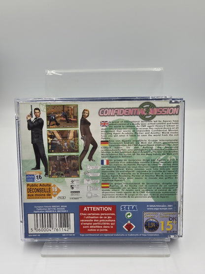 Sega Dreamcast Spiel Confidential Mission mit OVP und Anleitung Multilingual 
