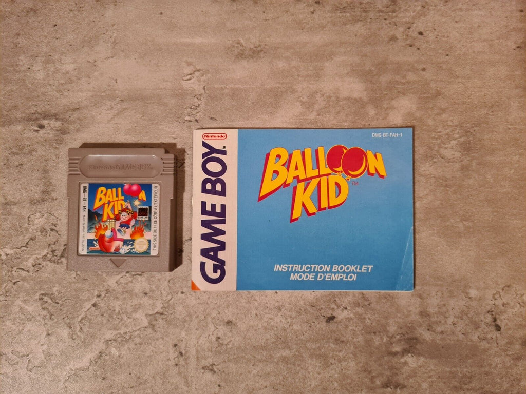 Nintendo Game Boy Classic Balloon Kid mit OVP und Anleitung USA/FAH - T-Retro-Games 