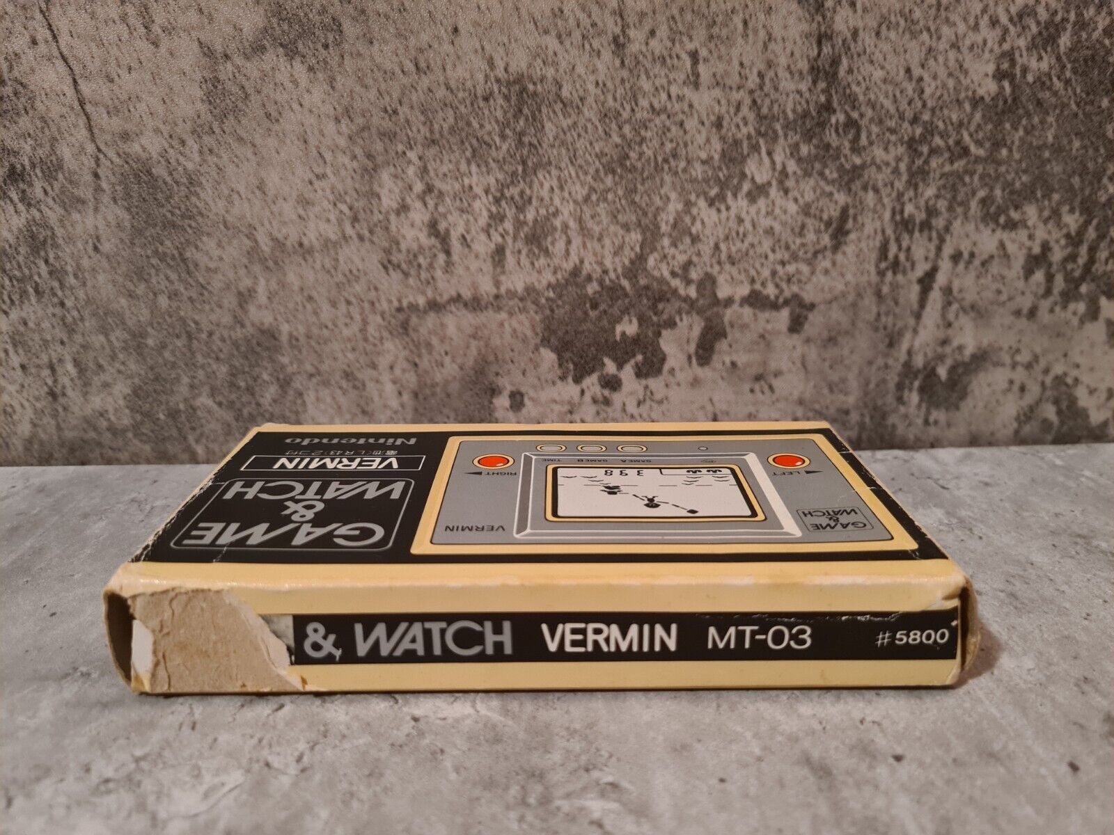 Nintendo Game & Watch Vermin OVP MT-03 1980 - T-Retro-Games 