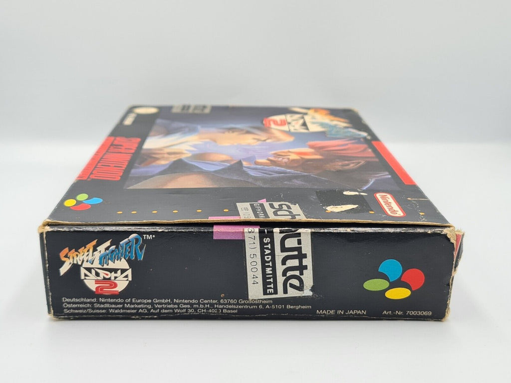 SNES Super Nintendo Street Fighter Alpha 2 mit OVP und Anleitung NOE - T-Retro-Games 