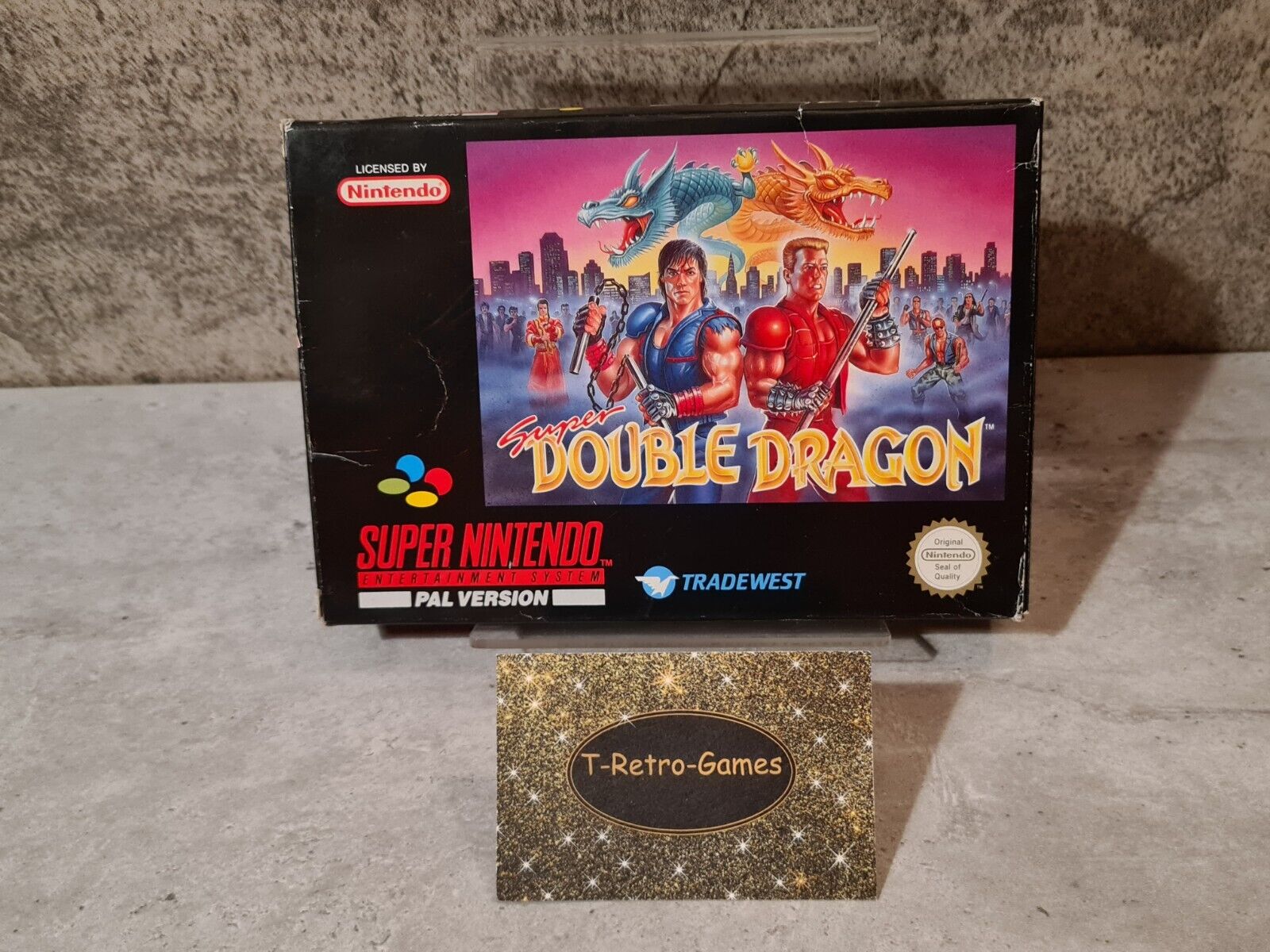SNES Super Nintendo Super Double Dragon mit OVP und Anleitung FRG - T-Retro-Games 