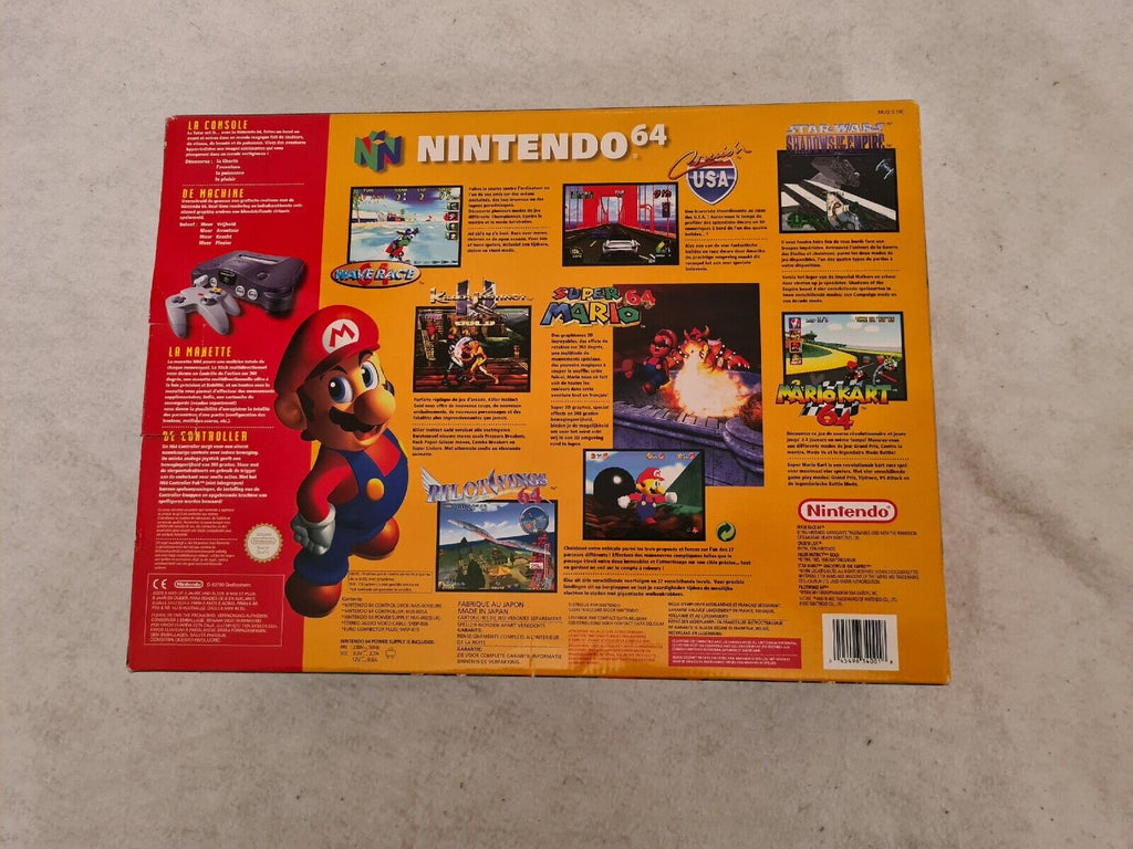 N64 Nintendo 64 Mario Pak Konsole Console OVP - T-Retro-Games 