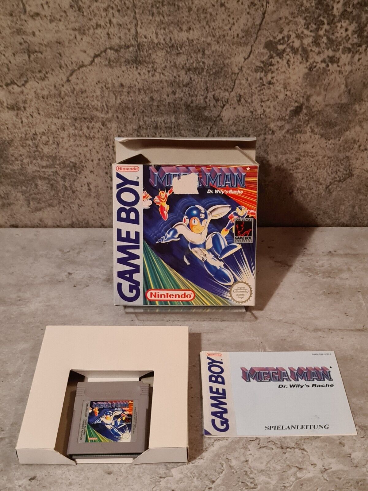 Nintendo Game Boy Mega Man Dr. Wily's Rache mit OVP und Anleitung NOE - T-Retro-Games 