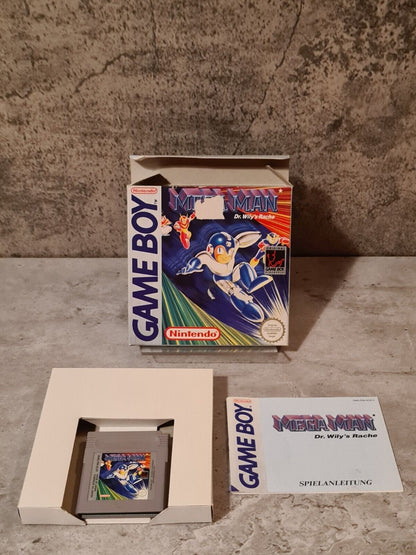 Nintendo Game Boy Mega Man Dr. Wily's Rache mit OVP und Anleitung NOE - T-Retro-Games 