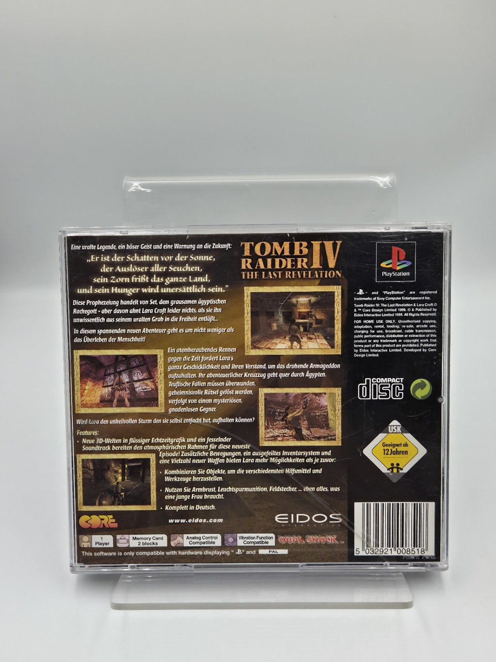 PS1 Playstation 1 Spiel Tomb Raider IV The Last Revelation mit OVP + Anleitung 
