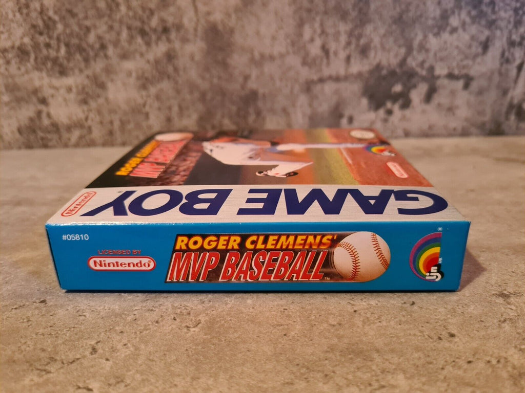 Nintendo Game Boy Classic Roger Clemens MVP Baseball mit OVP und Anleitung USA - T-Retro-Games 