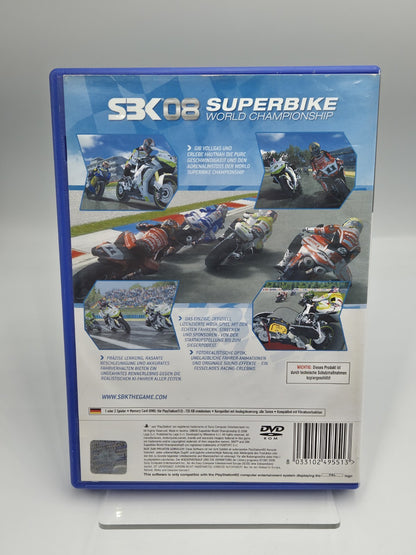 PS2 Playstation 2 SBK 08 Superbike World Championship + OVP + Anleitung Deutsch 