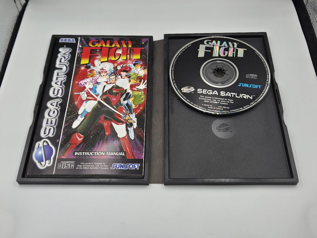 Sega Saturn Spiel Galaxy Fight mit OVP und Anleitung  Multilingual