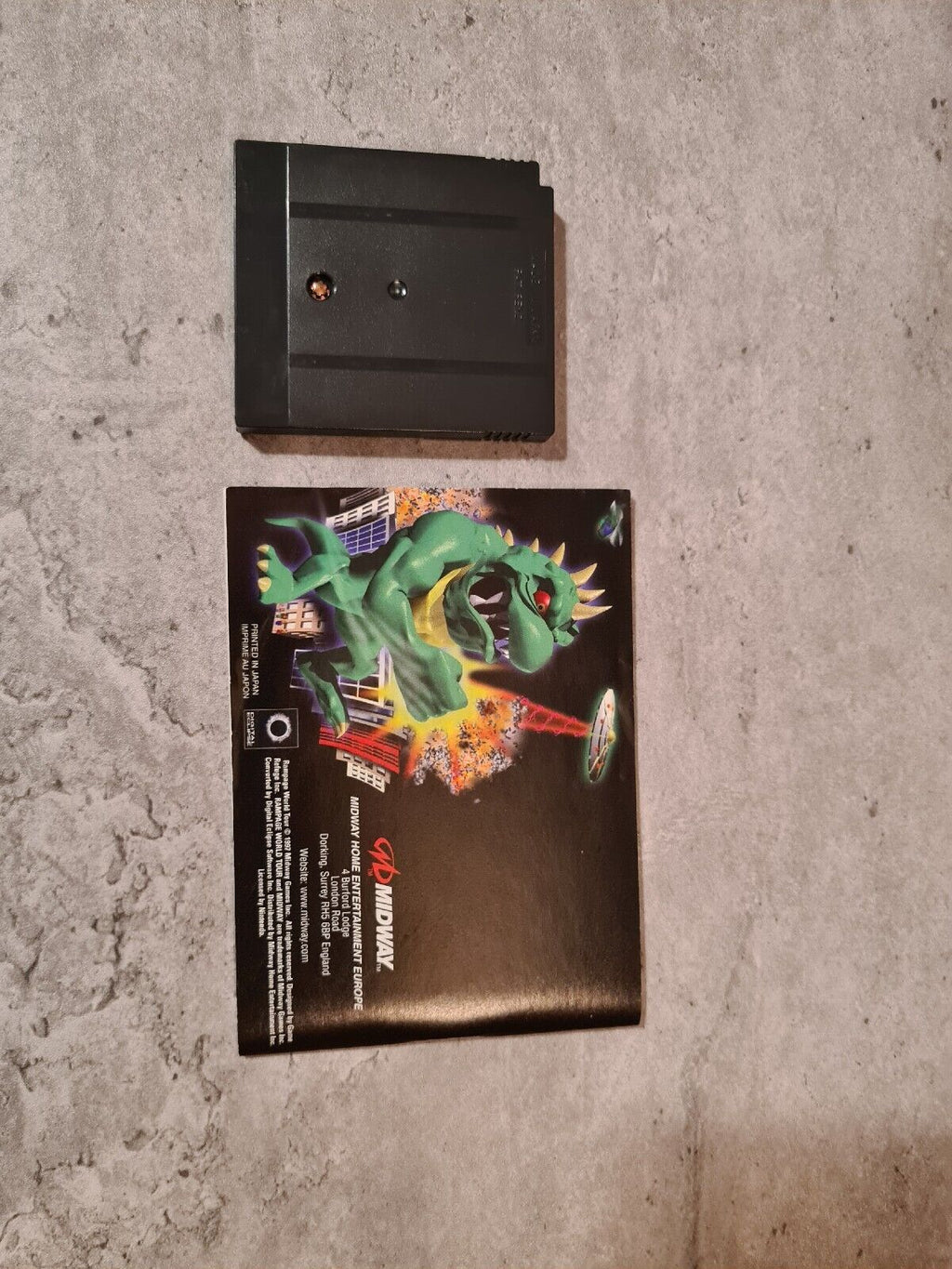Nintendo Game Boy Color Rampage World Tour mit OVP und Anleitung EUR - T-Retro-Games 