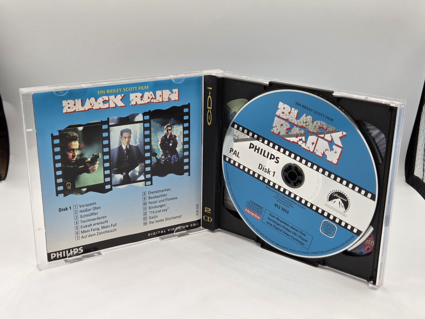 Philips CD-i Video CD Black Rain 2 Discs Deutsch