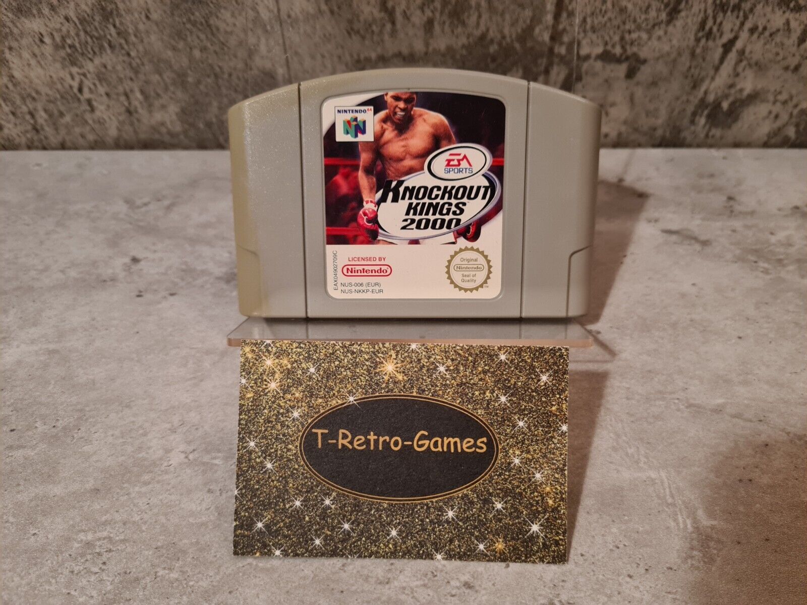 N64 Nintendo 64 Knockout Kings 2000 EUR Modul - T-Retro-Games 