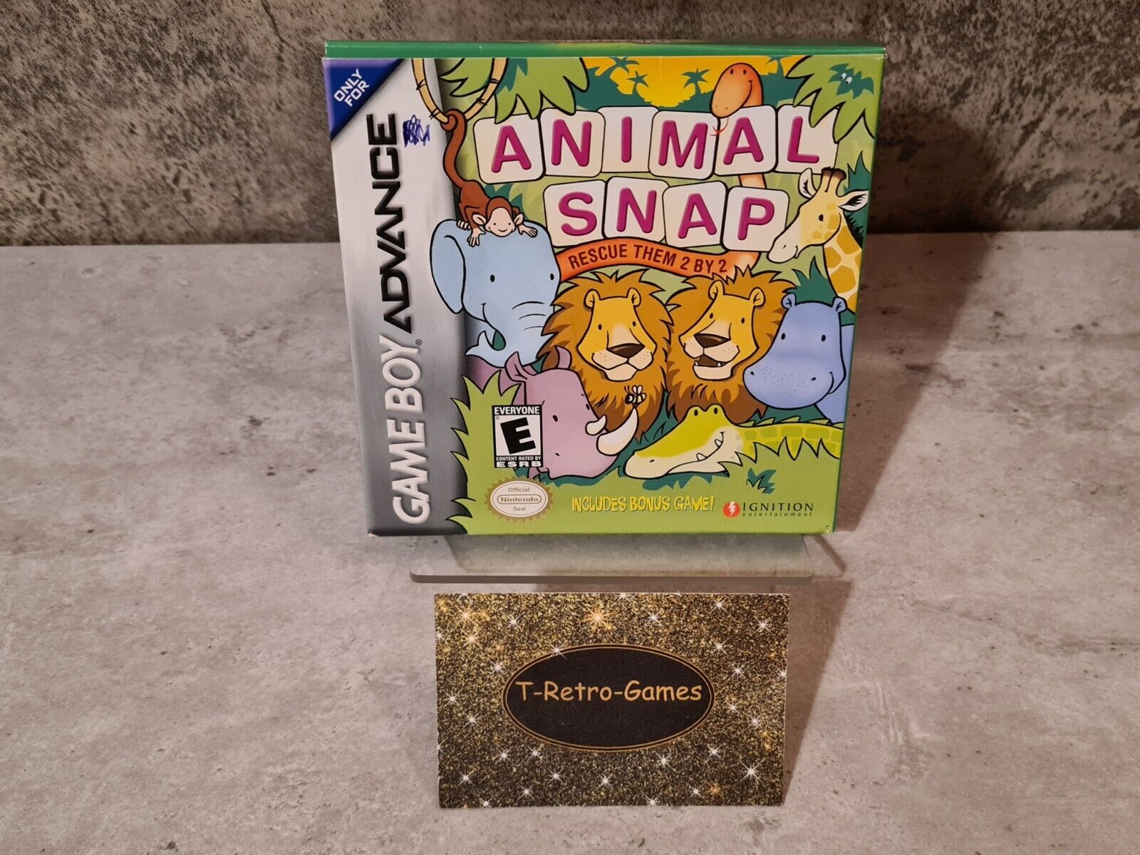 Nintendo Game Boy Advance Animal Snap mit OVP und Anleitung USA - T-Retro-Games 