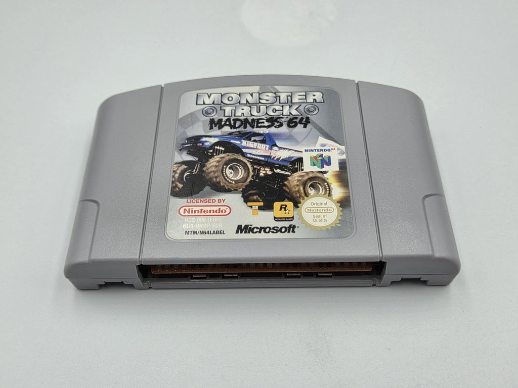 N64 Nintendo 64 Monster Truck Madness 64 mit OVP und Anleitung EUR