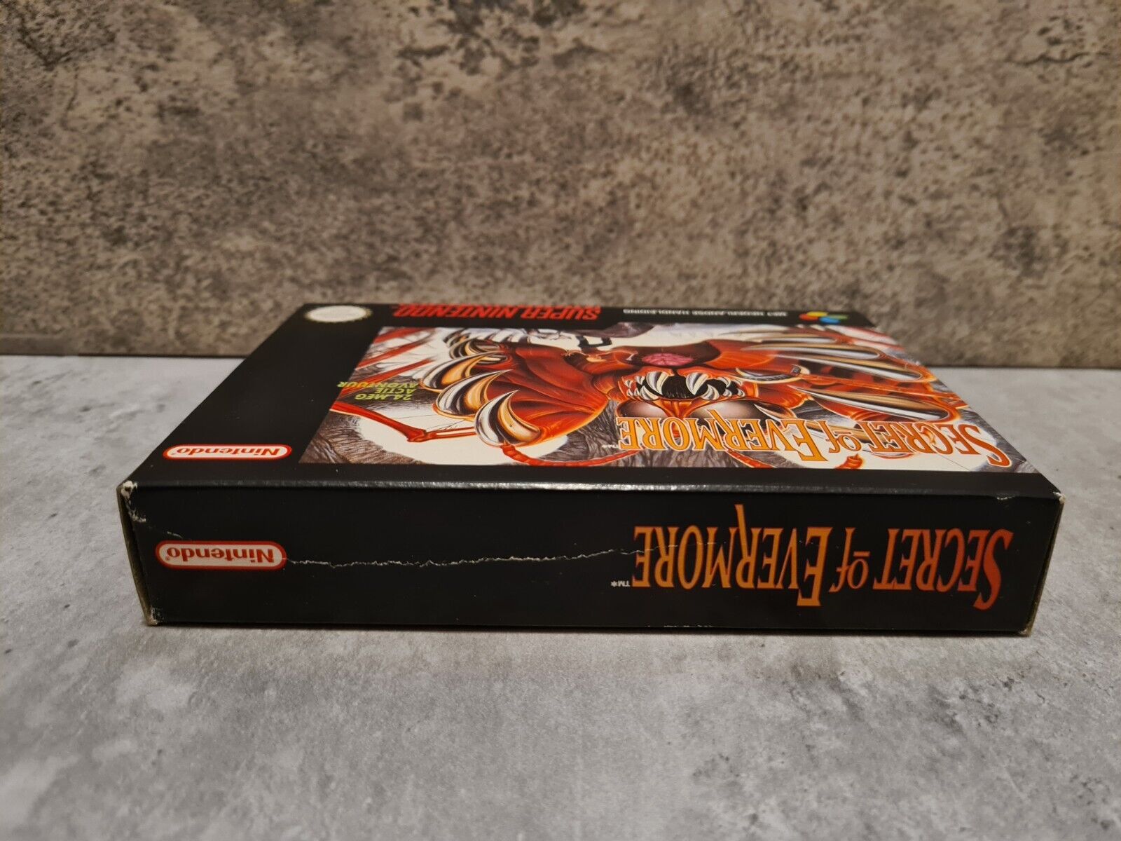 SNES Super Nintendo Secret of Evermore mit OVP und Anleitung + Poster HOL - T-Retro-Games 