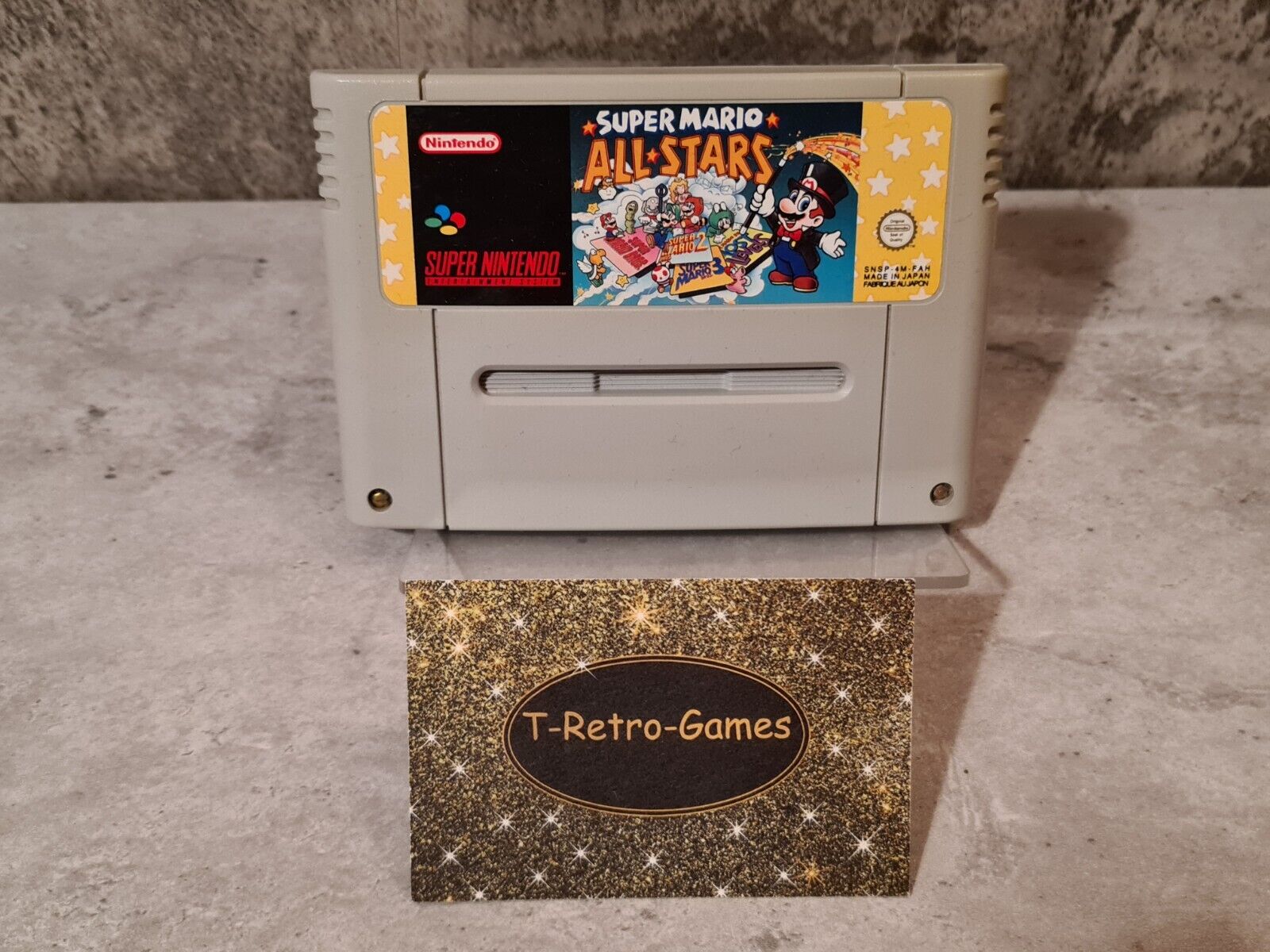 SNES Super Nintendo Super Mario Allstars Modul FAH - T-Retro-Games 