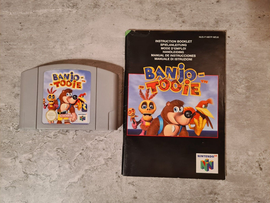 N64 Nintendo 64 Banjo Tooie mit OVP und Anleitung EUR - T-Retro-Games 
