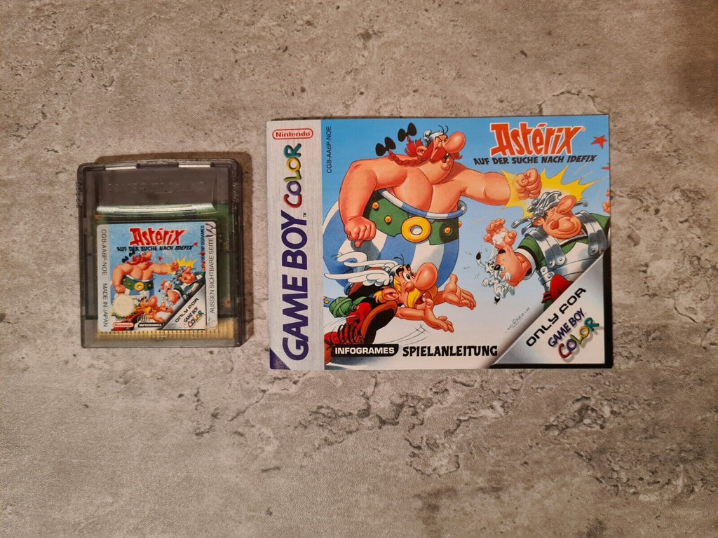 Game Boy Color Asterix Auf der Suche nach Idefix mit OVP und Anleitung NOE - T-Retro-Games 