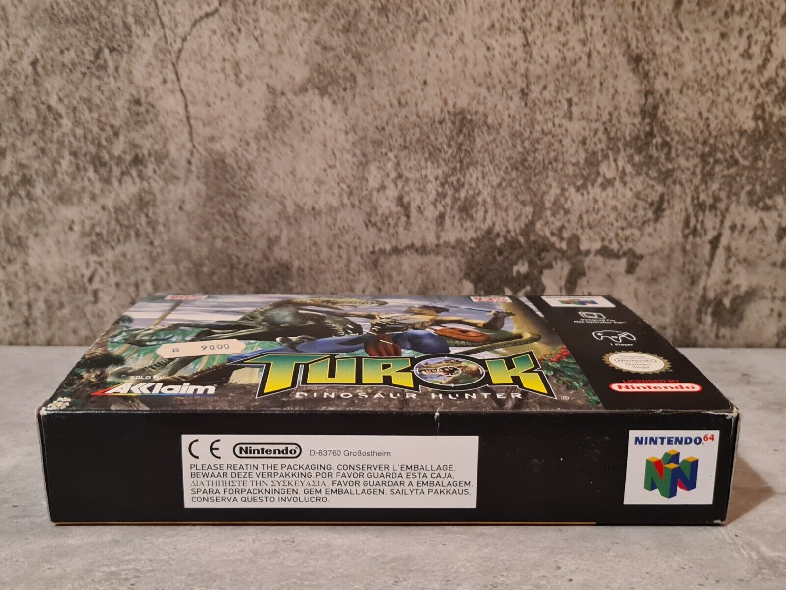 N64 Nintendo 64 Turok Dinosaur Hunter mit OVP und Anleitung NOE - T-Retro-Games 