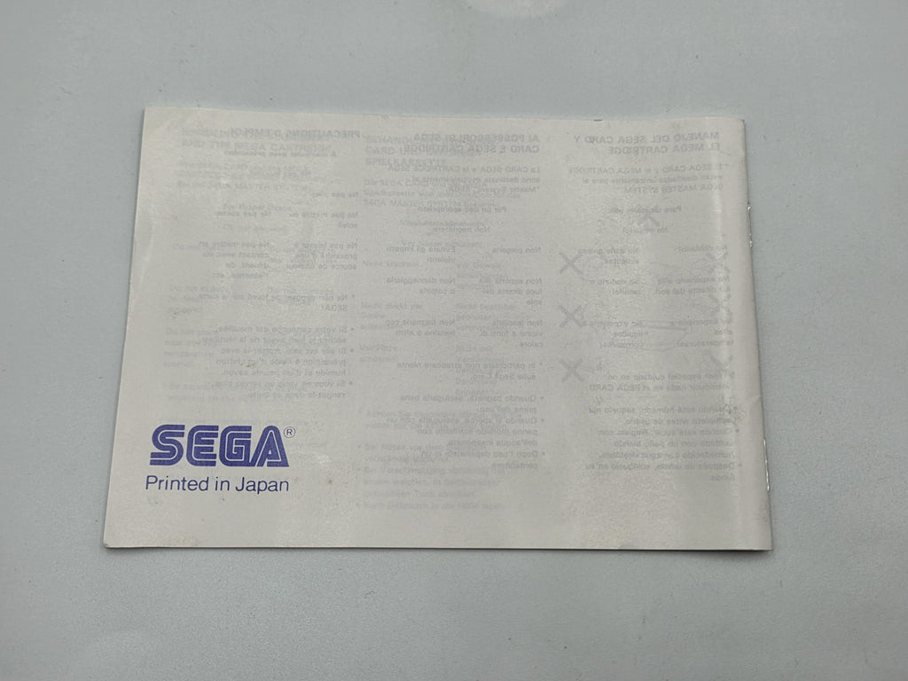 Sega Master System Choplifter mit OVP und Anleitung Multilingual 
