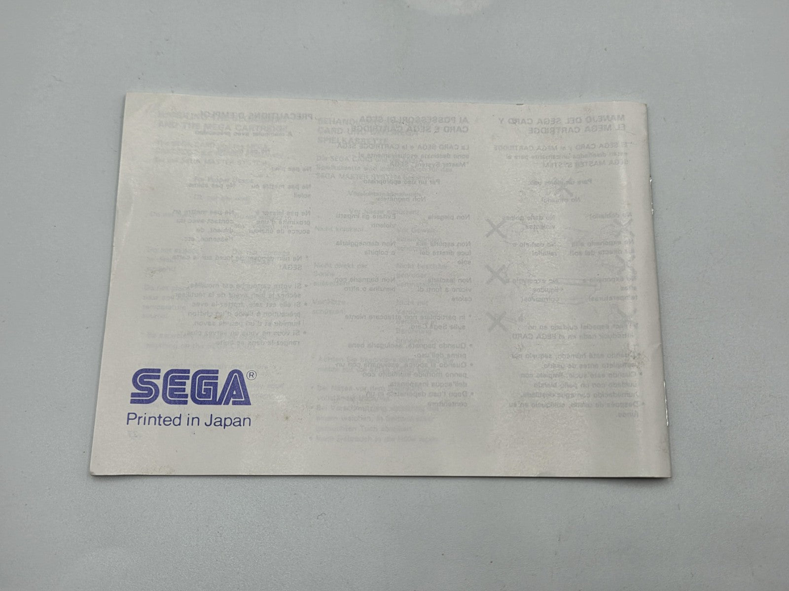 Sega Master System Choplifter mit OVP und Anleitung Multilingual 